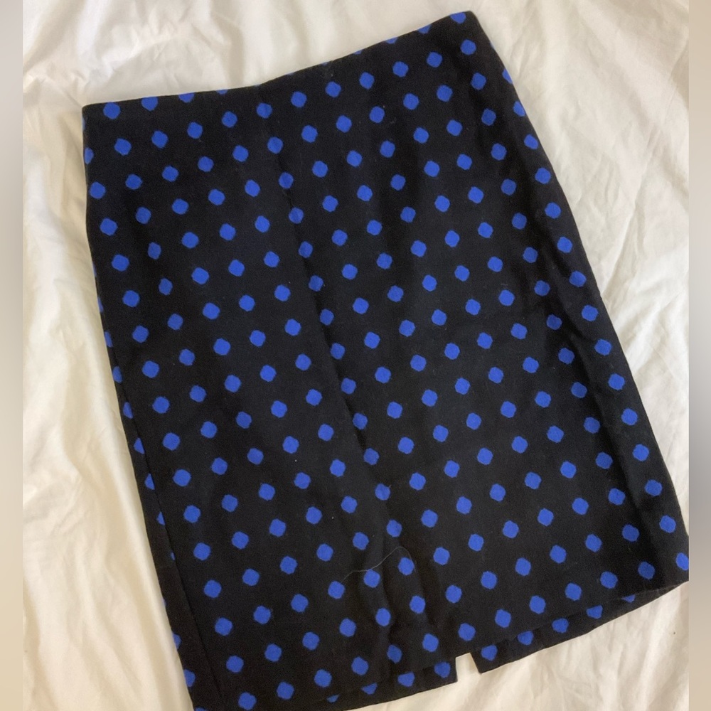 Talbots Wool blend Polka Dot Skirt